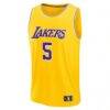 Deandre Ayton Los Angeles Lakers Fashion7 Youth Fast Break Replica Player Jersey - Gold - Side View