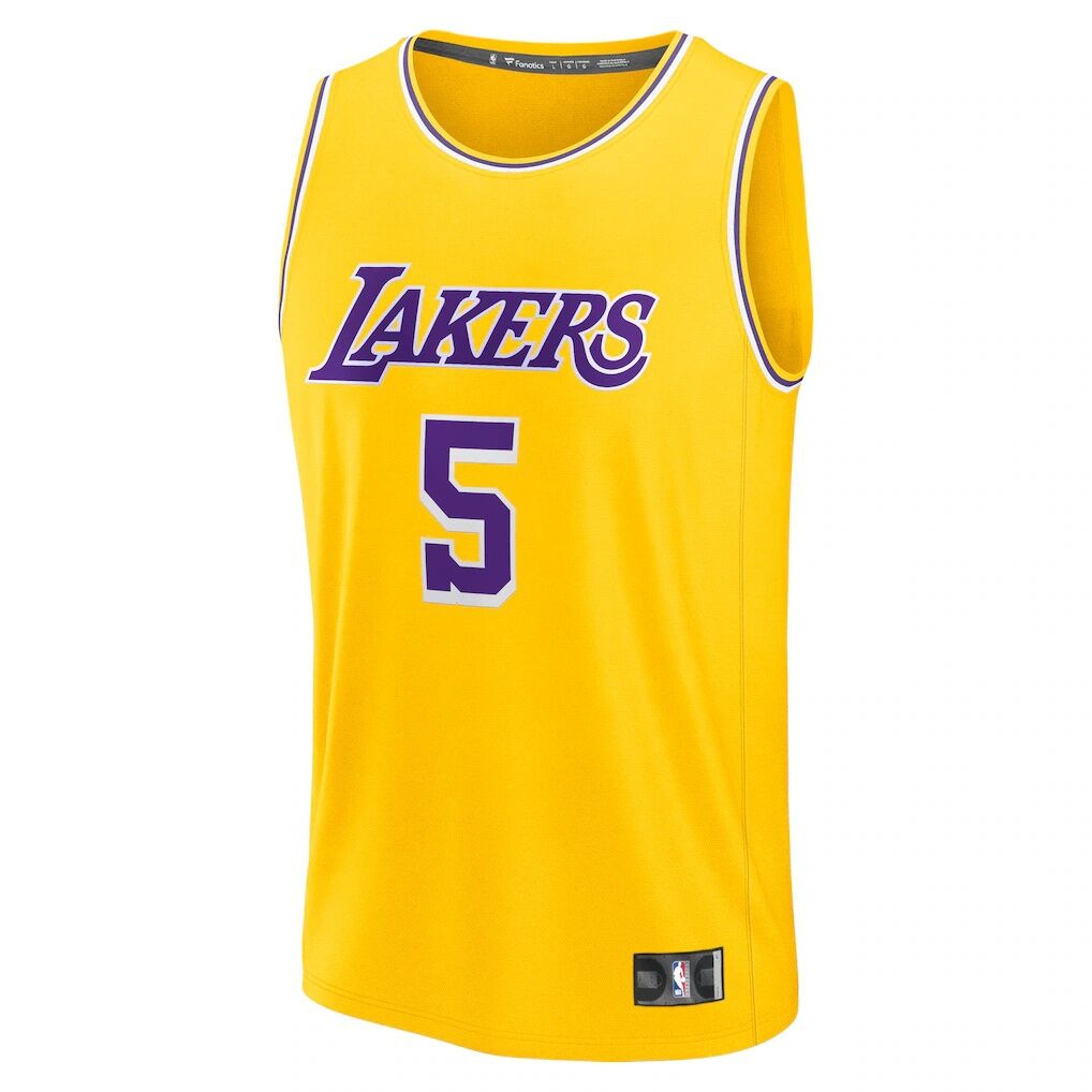 Deandre Ayton Los Angeles Lakers Fashion7 Youth Fast Break Replica Player Jersey - Icon Edition