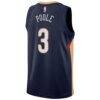 Jordan Poole New Orleans Pelicans Nike Unisex Swingman Jersey - Navy - - Detail View