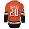 Chris Kreider Anaheim Ducks Outerstuff Youth Home Replica Jersey - Orange - Detail View