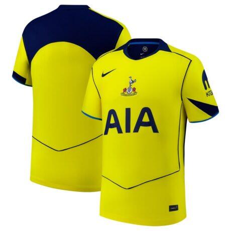 Tottenham Hotspur Nike 2025/26 Third Replica Jersey - Yellow - Front View
