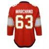 Brad Marchand Florida Panthers Outerstuff Youth Home Replica Jersey - Red - Detail View