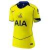 Tottenham Hotspur Nike Women's 2025/26 Third Replica Custom Jersey - Yellow - Side View
