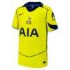 Tottenham Hotspur Nike Youth 2025/26 Third Replica Custom Jersey - Yellow - Side View