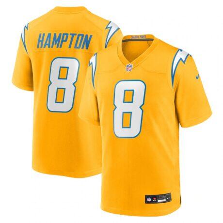 Omarion Hampton Los Angeles Chargers Nike Alternate Charger Power Game Player Jersey