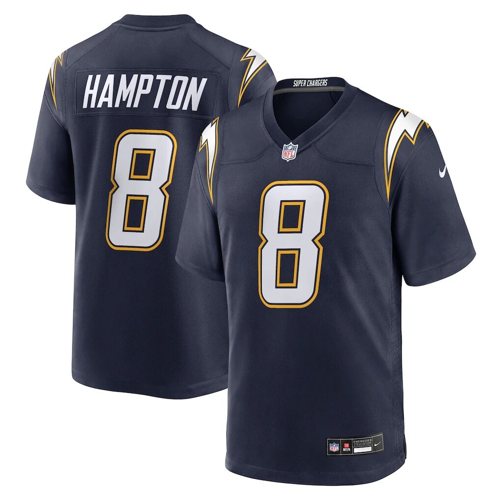 Omarion Hampton Los Angeles Chargers Nike Alternate Super Chargers Game Player Jersey