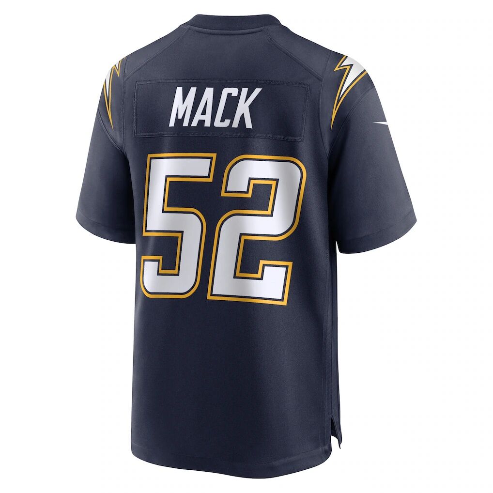 Khalil Mack Los Angeles Chargers Nike Alternate Charger Power Game Player Jersey