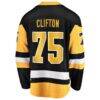 Connor Clifton Pittsburgh Penguins Fashion7 Home Breakaway Jersey - Black - Detail View