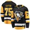 Connor Clifton Pittsburgh Penguins Fashion7 Home Breakaway Jersey - Black - Front View