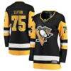 Connor Clifton Pittsburgh Penguins Fashion7 Women's Home Breakaway Jersey - Black - Front View
