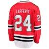 Sam Lafferty Chicago Blackhawks Fashion7 Home Breakaway Jersey - Red - Detail View