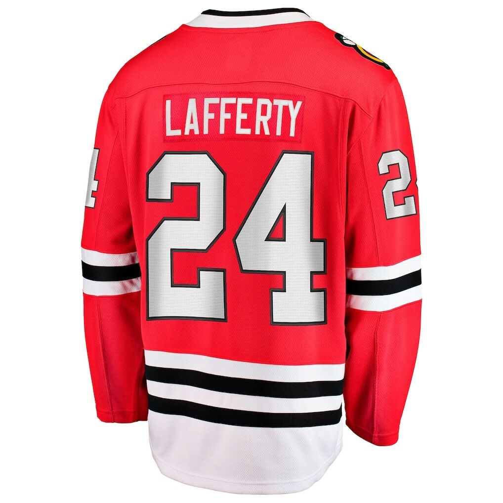 Sam Lafferty Chicago Blackhawks Fashion7 Home Breakaway Jersey