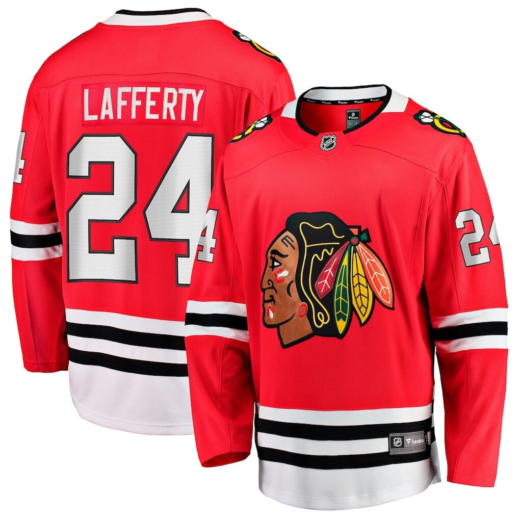 Sam Lafferty Chicago Blackhawks Fashion7 Home Breakaway Jersey