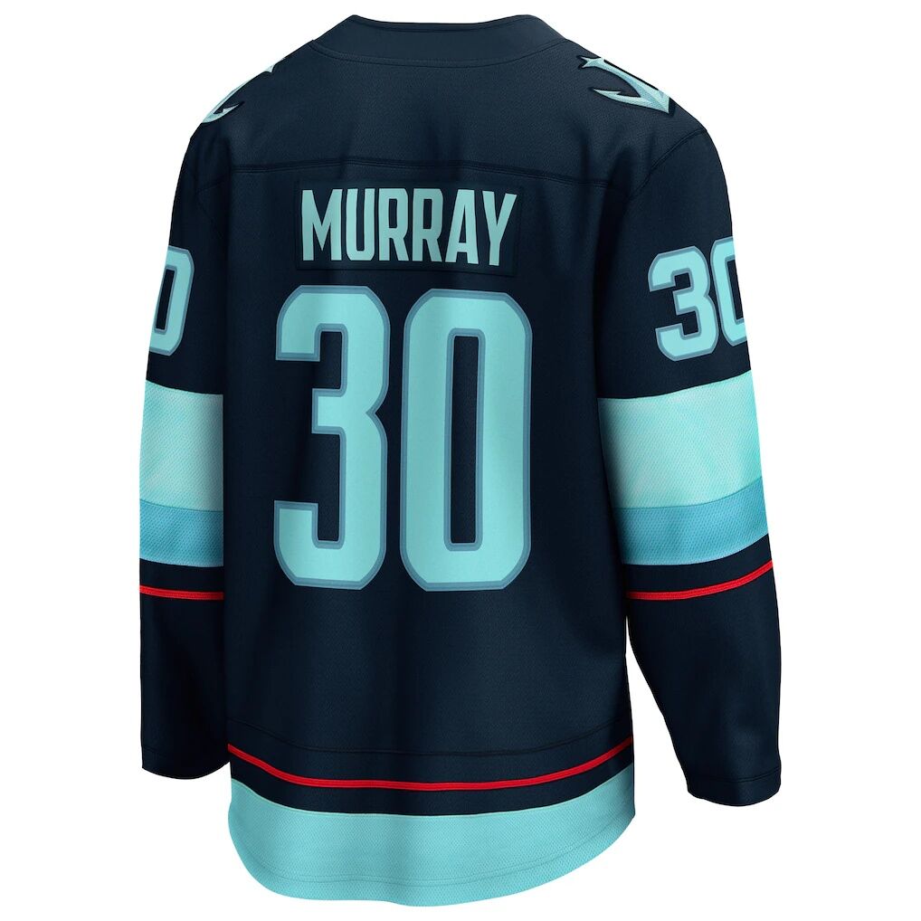 Matt Murray Seattle Kraken Fashion7 Home Breakaway Jersey - Deep Sea Blue