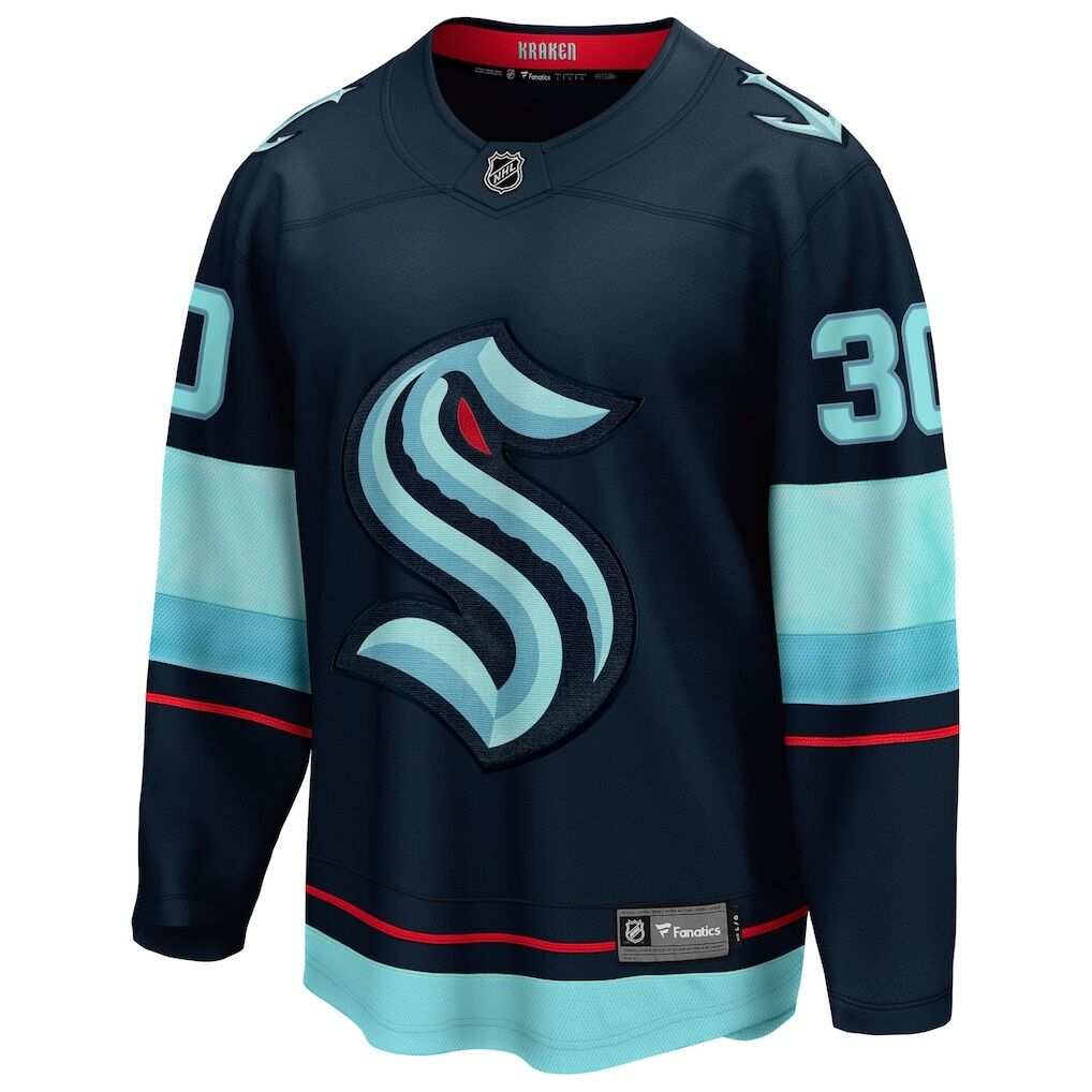 Matt Murray Seattle Kraken Fashion7 Home Breakaway Jersey - Deep Sea Blue