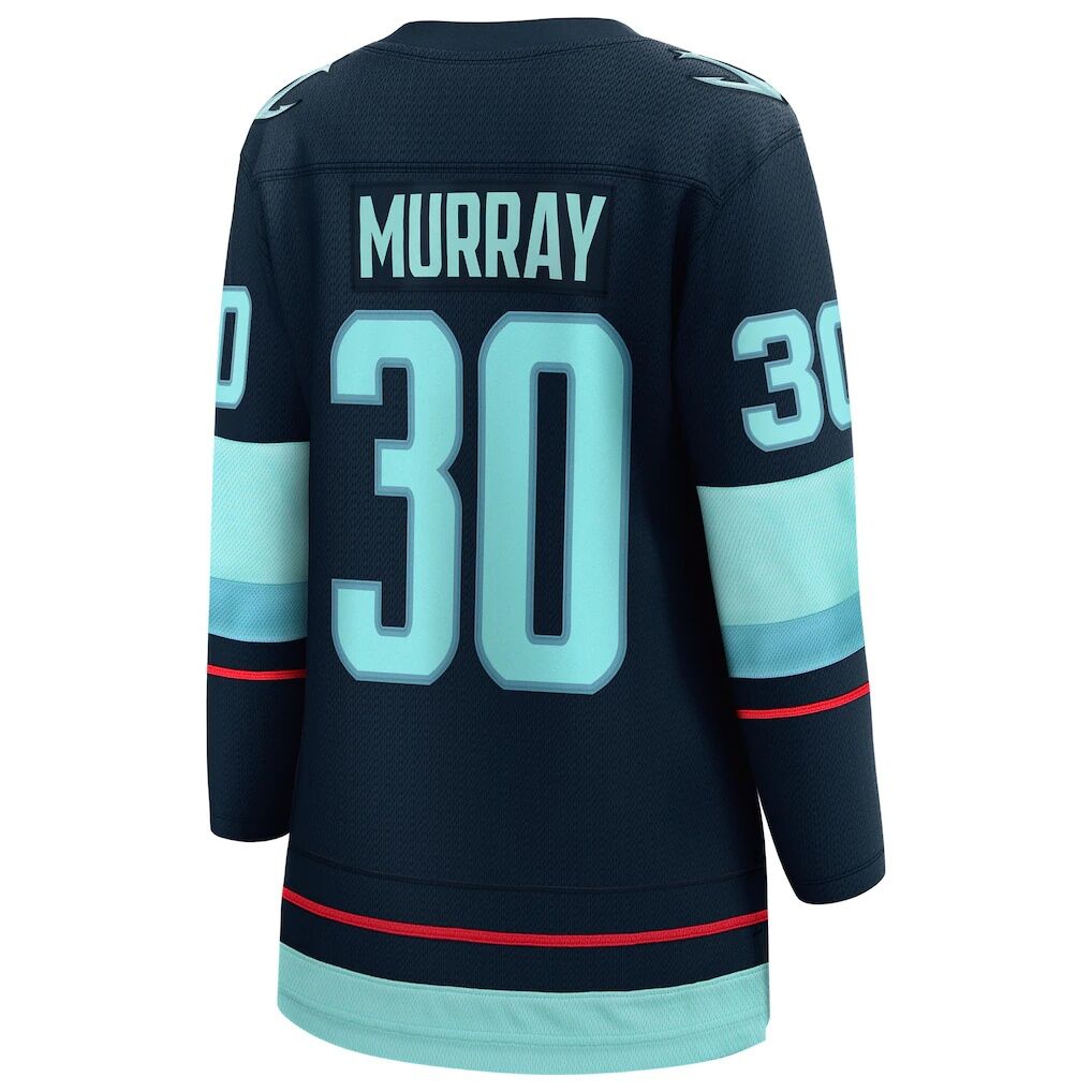 Matt Murray Seattle Kraken Fashion7 Women's Home Breakaway Jersey - Deep Sea Blue