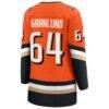 Mikael Granlund Anaheim Ducks Fashion7 Women's Home Breakaway Jersey - Orange - Detail View
