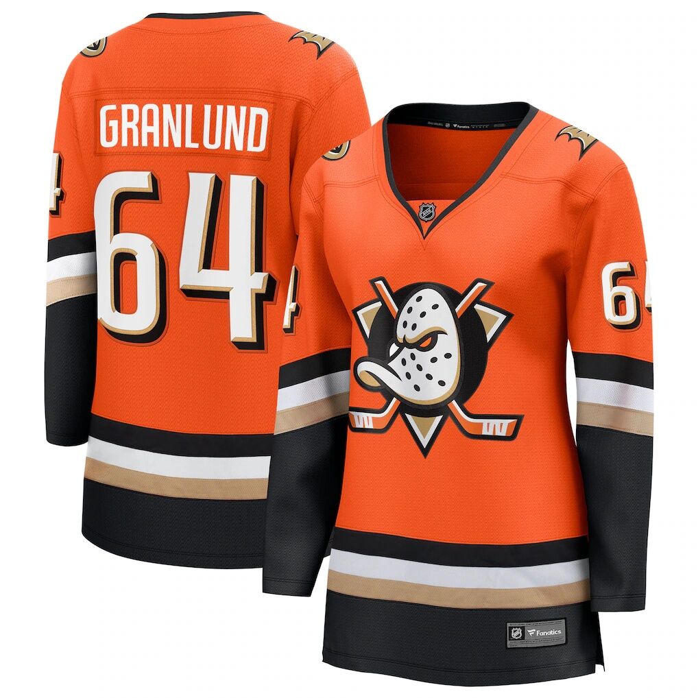 Mikael Granlund Anaheim Ducks Fashion7 Women's Home Breakaway Jersey