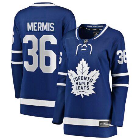Dakota Mermis Toronto Maple Leafs Fashion7 Women's Home Breakaway Jersey - Blue - Front View