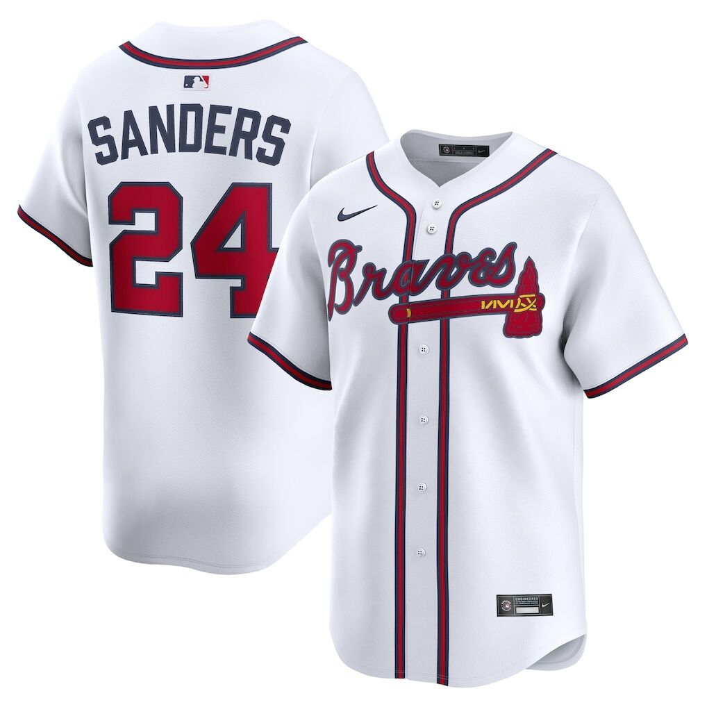 Deion Sanders Atlanta Braves Nike Limited Player Jersey