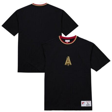 Atlanta United FC Mitchell & Ness Playmaker T-Shirt - Black - Front View