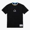 LA Galaxy Mitchell & Ness Playmaker T-Shirt - Black - Side View