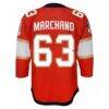 Brad Marchand Florida Panthers Outerstuff Youth Premier Player Jersey - Red - Detail View
