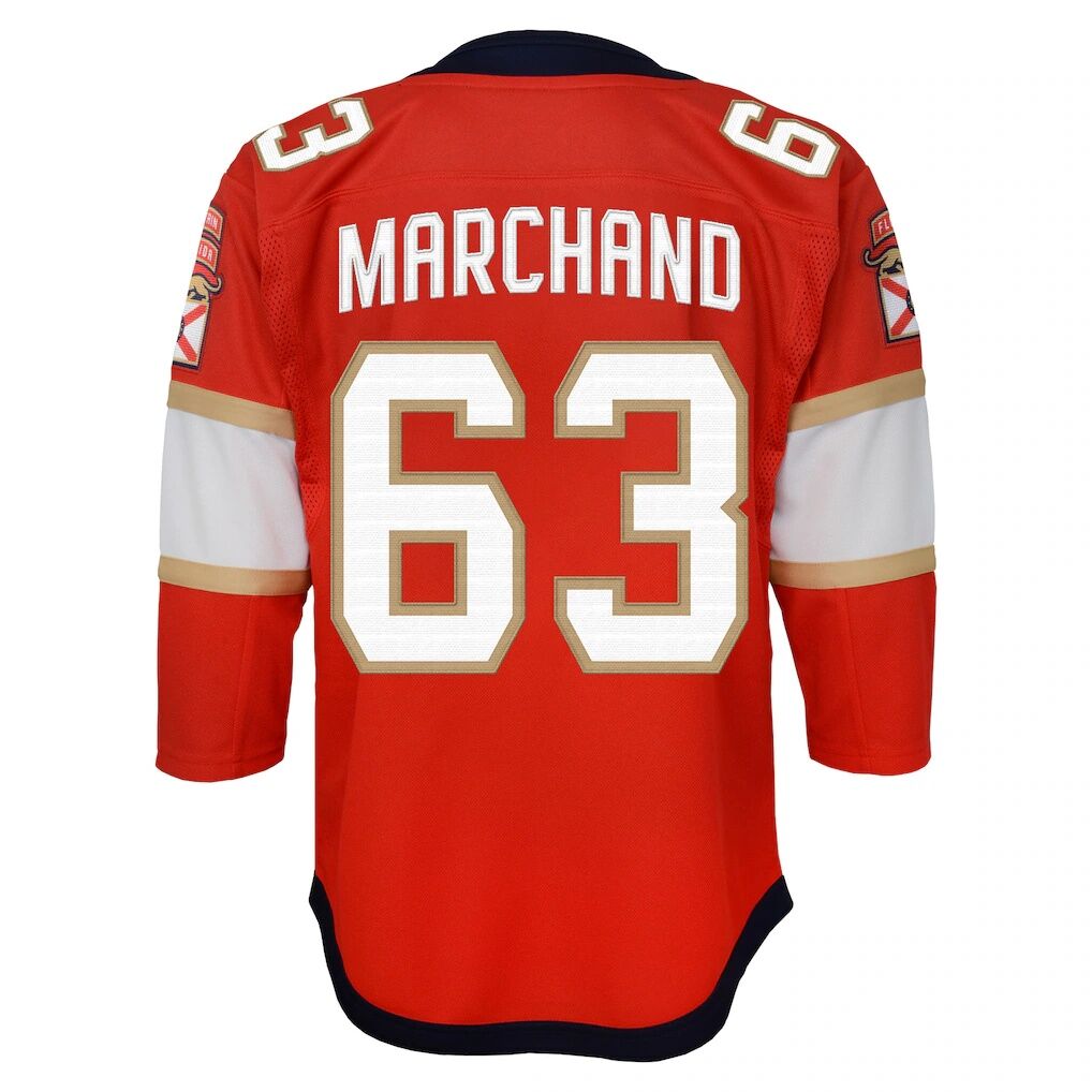 Brad Marchand Florida Panthers Outerstuff Youth Premier Player Jersey