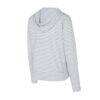 Houston Astros Concepts Sport Women's Liftoff Striped V-Neck Hoodie - - Detail View