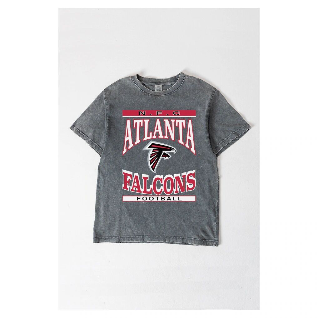 Atlanta Falcons Gameday Couture Women's Oversized Classic Grind Washed T-Shirt