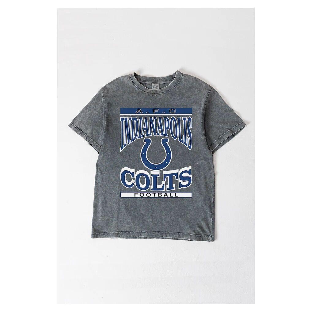 Indianapolis Colts Gameday Couture Women's Oversized Classic Grind Washed T-Shirt