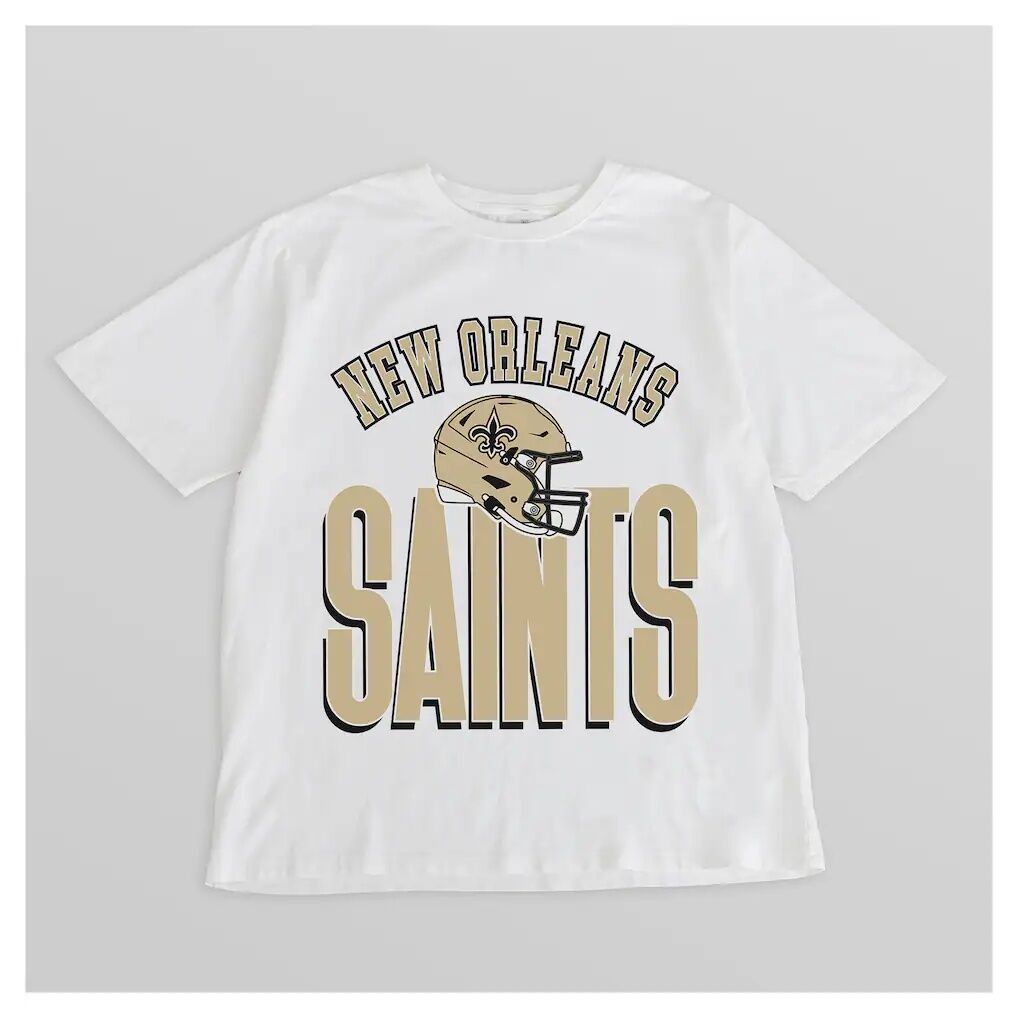 New Orleans Saints Gameday Couture Women's Oversized Classic Fierce Focus T-Shirt