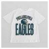Philadelphia Eagles Gameday Couture Women's Oversized Classic Fierce Focus T-Shirt - White - Alt1