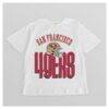 San Francisco 49ers Gameday Couture Women's Oversized Classic Fierce Focus T-Shirt - White - Alt1