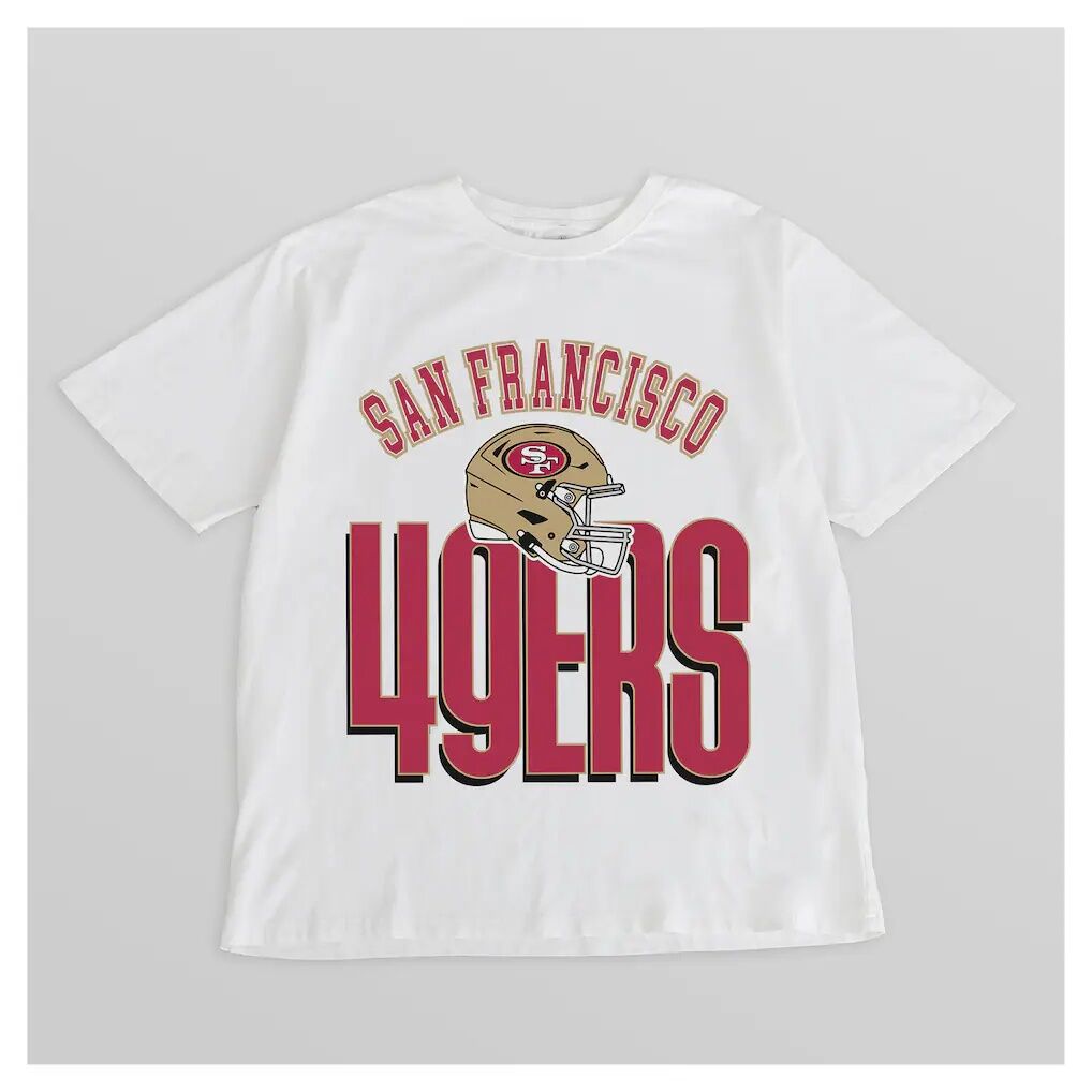San Francisco 49ers Gameday Couture Women's Oversized Classic Fierce Focus T-Shirt