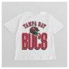 Tampa Bay Buccaneers Gameday Couture Women's Oversized Classic Fierce Focus T-Shirt - White - Alt1