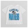 Carolina Panthers Gameday Couture Women's Oversized Classic Fierce Focus T-Shirt - White - Alt1