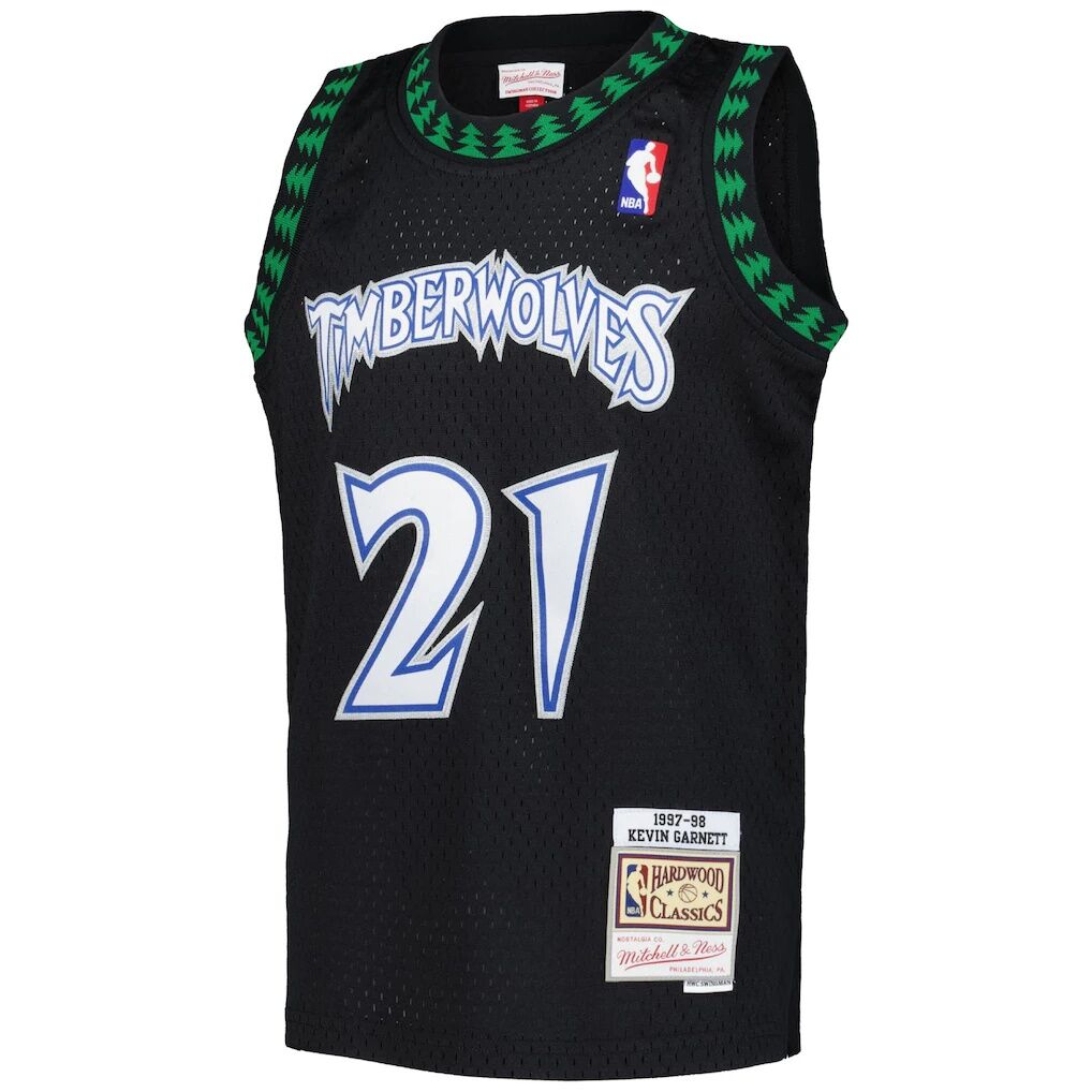 Kevin Garnett Minnesota Timberwolves Mitchell & Ness Youth 1997/98 Hardwood Classics Swingman Jersey