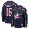 Brendan Gaunce Columbus Blue Jackets Fashion7 Home Breakaway Jersey - Navy - Front View