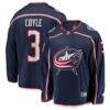 Charlie Coyle Columbus Blue Jackets Fashion7 Home Breakaway Jersey - Navy - Front View