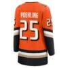 Ryan Poehling Anaheim Ducks Fashion7 Women's Home Breakaway Jersey - Orange - Detail View