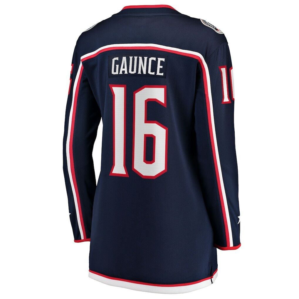 Brendan Gaunce Columbus Blue Jackets Fashion7 Women's Home Breakaway Jersey
