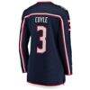 Charlie Coyle Columbus Blue Jackets Fashion7 Women's Home Breakaway Jersey - Navy - Detail View