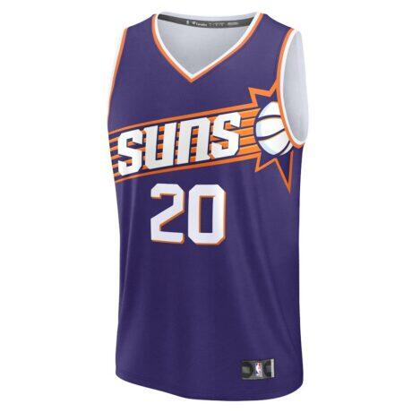 Rasheer Fleming Phoenix Suns Fashion7 Fast Break Replica Jersey - Purple - - Front View