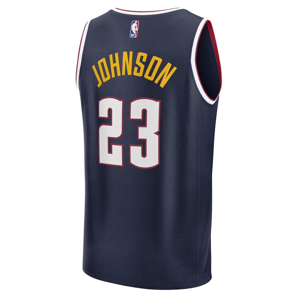 Cameron Johnson Denver Nuggets Fashion7 Fast Break Replica Jersey - Navy - Icon Edition