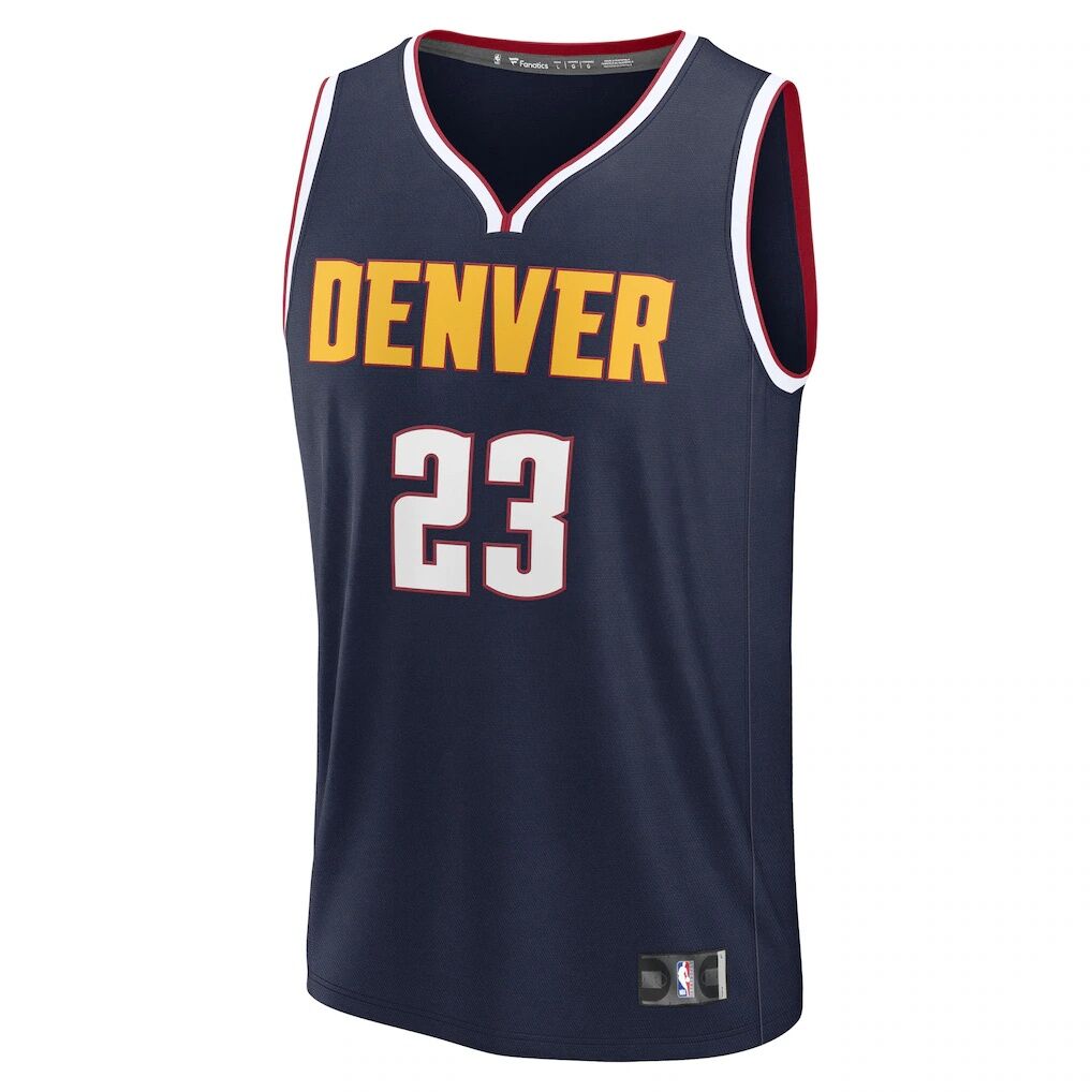 Cameron Johnson Denver Nuggets Fashion7 Fast Break Replica Jersey - Navy - Icon Edition