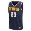 Cameron Johnson Denver Nuggets Fashion7 Youth Fast Break Replica Jersey - Navy - - Side View