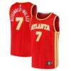 Nickeil Alexander-Walker Atlanta Hawks Fashion7 Fast Break Replica Jersey - Red - - Front View