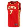 Nickeil Alexander-Walker Atlanta Hawks Fashion7 Fast Break Replica Jersey - Red - - Side View