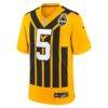 Jalen Ramsey Pittsburgh Steelers Nike Alternate 1933 Throwback Game Jersey - Gold - Side View